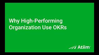 How To Use OKR Goals for Alignment [Webinar]