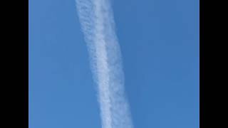 Strange Contrails Casting Shadows