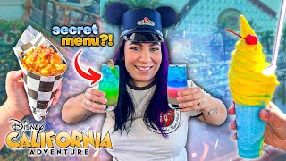 😱 TOP Disney California Adventure Park Foods & Drinks YOU MUST TRY! + SECRET Menu Items!