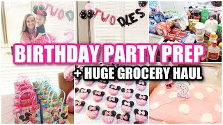 MINNIE MOUSE BIRTHDAY PARTY PREP WITH ME! OH TWODLES SECOND BIRTHDAY THEME!