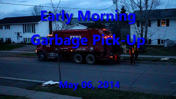 Early Morning Garbage Pick-Up 05-06-14