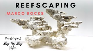 Reef Hardscape 2  Using Marco Rocks  Step By Step Video Reef Aquascaping