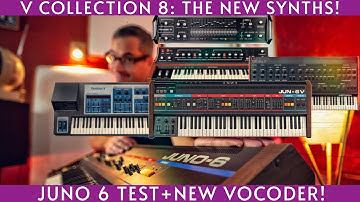 Arturia V Collection 8: The new synths+Juno6 comparison!