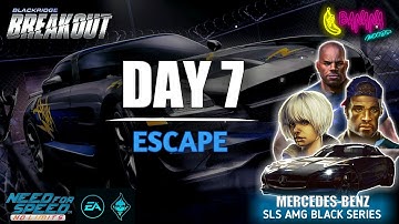 NFS No Limits: Mercedes-Benz SLS AMG Black Series | Blackridge Breakout (DAY 7 - Escape)