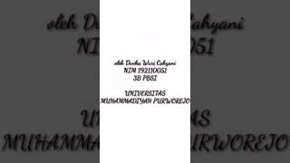 Apresiasi Prosa Baru Cerpen Gagasan karya Putu Wijaya || Dwika Wuri Cahyani 192110051||