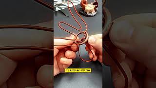 Gold Ring Trapped in a Wire Puzzle… Can You Remove It 🟡🔗  One Clever Move! 🧠🔥#Logicalthinking #IQ
