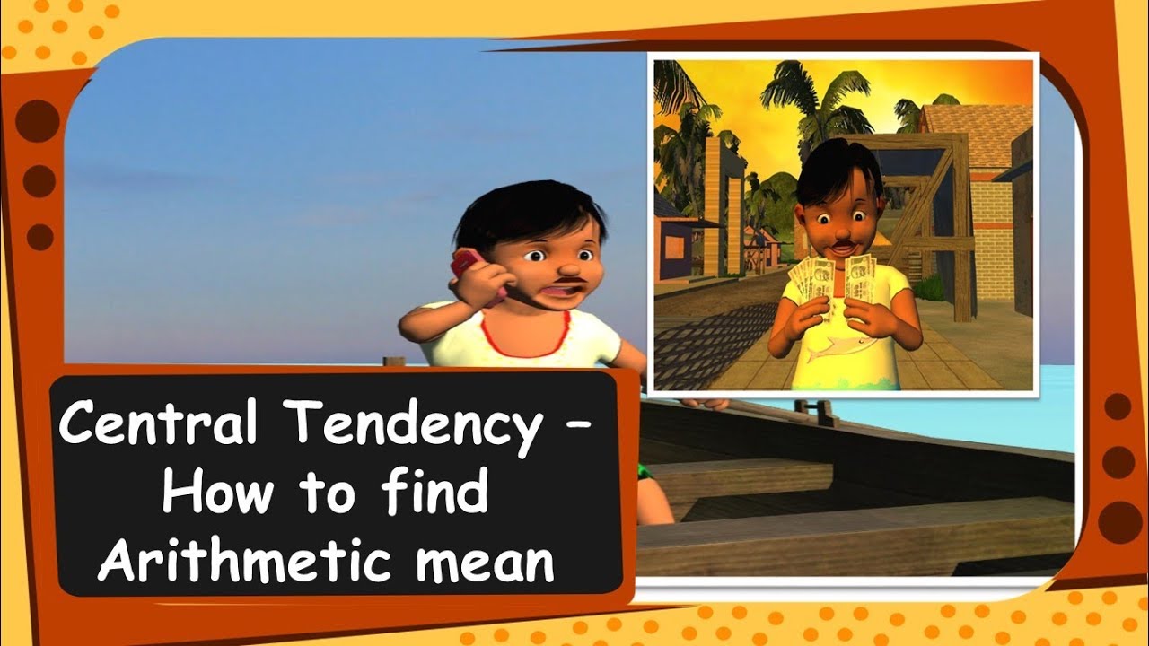 Maths Central Tendency How To Find Arithmetic Mean English Youtube