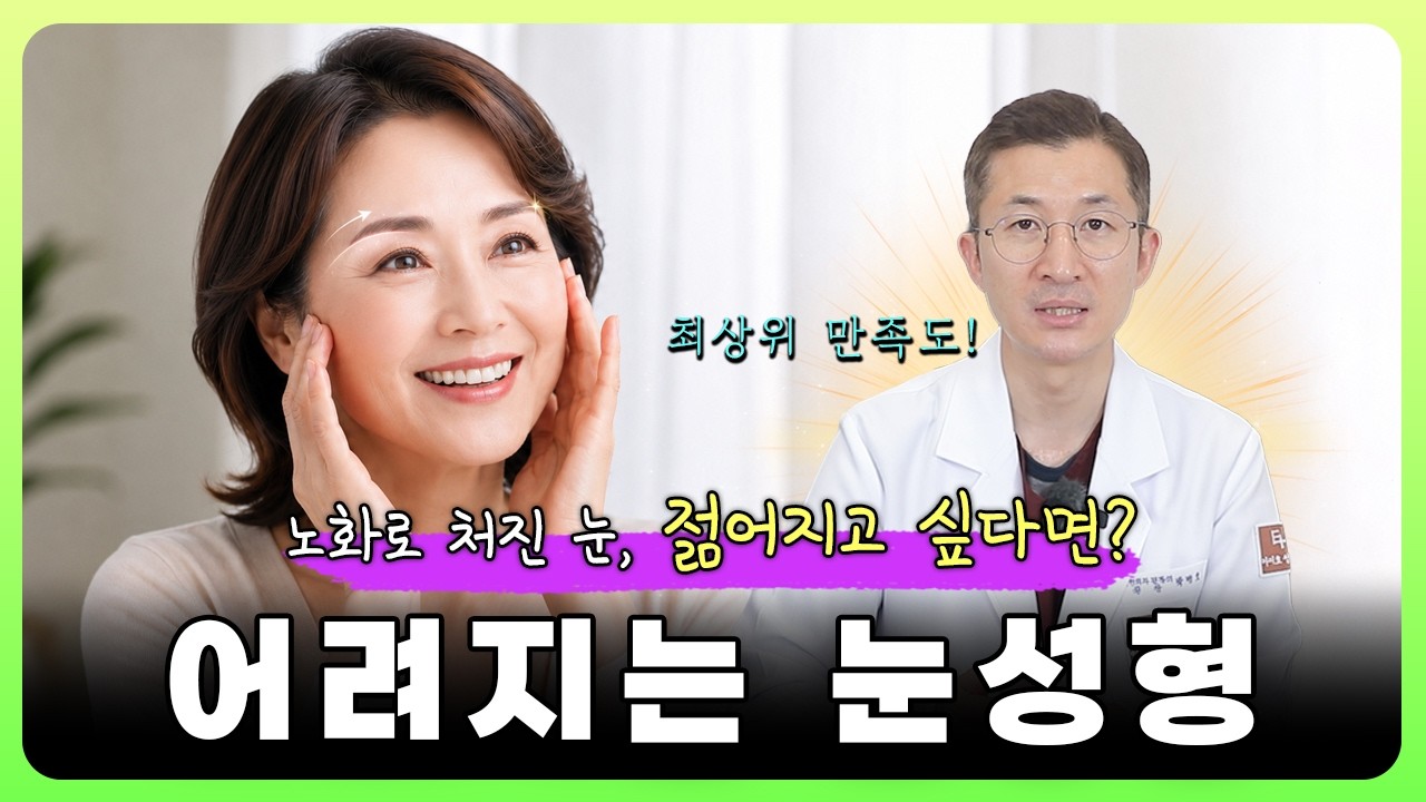 👀 나이 들어 보이는 눈, 이렇게 바꾸면 10년 어려집니다!