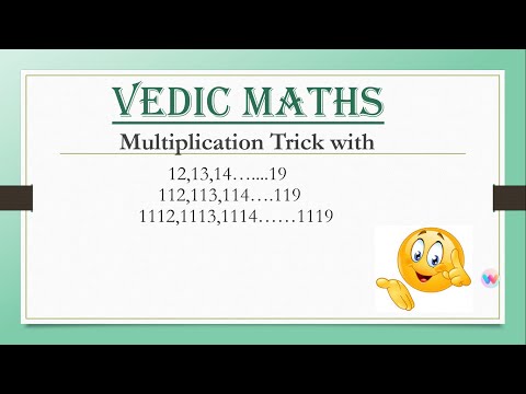 Multiplication with 12,13,14..19: 112,113,114....119 ||vedic maths|| easy and fast calculations..