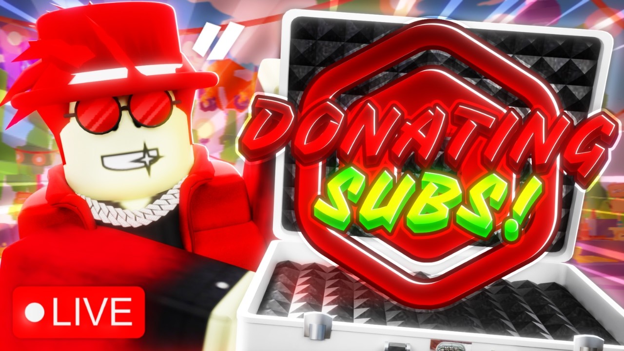 100% REAL! [🔴LIVE] Pls donate Livestream (Giving Robux) [TTS ON]