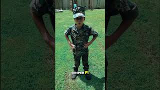 Marine Uniform? This Kids Claim Is NOT Passing The Test! #shorts