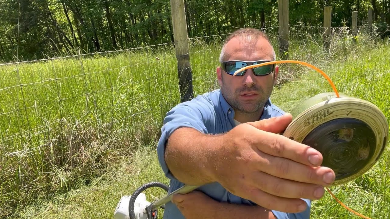 Tips for Weed-eating tall, thick grass