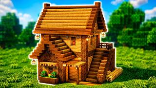 Minecraft: How to Build a Wooden Starter House