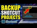 How to backup Shotcut projects before exporting to YouTube - Quick Tutorial