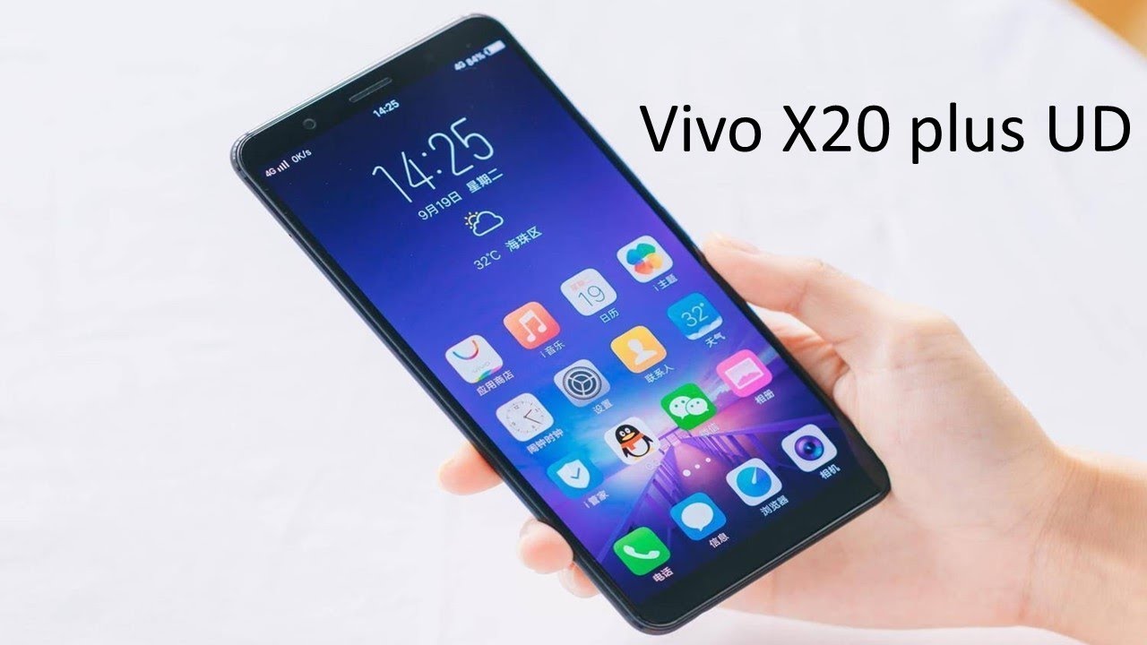 Vivo X20 Plus UD - the world's first smartphone with a fingerprint