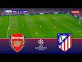 Arsenal vs Atletico Madrid - UEFA Champions League 2026 | Full Match All Goals | Pes 21 Gameplay