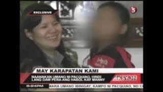 naanakan umano ni pacquiao, huling nakipagkita kay manny noong hunyo