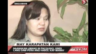 naanakan umano ni pacquiao, huling nakipagkita kay manny noong hunyo