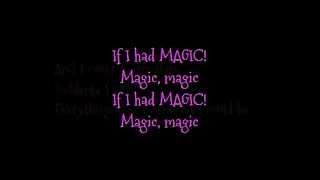 Barbie movie song: If I had magic lyrics on screen chords