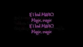 Barbie movie song: If I had magic lyrics on screen