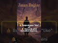 Aman Dağlar #music #müzik #şarkı #müzik #şarkı #spotify #lyrics