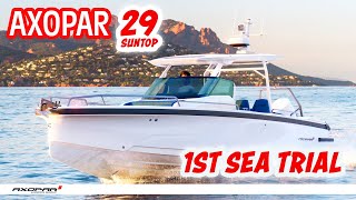 Axopar 29 Sun Top Sea Trial in Mallorca, Mercury V10 400HP