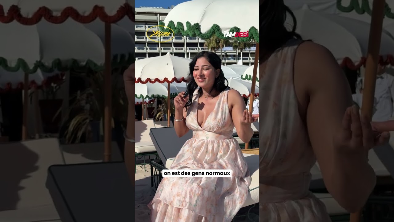 IAMDESI - Niharica Raizada à Cannes 2026 : rencontre exclusive sur le tapis rouge