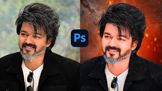 Thalapathy Vijay Photo Editing Photoshop cc: 2023 screenshot 2