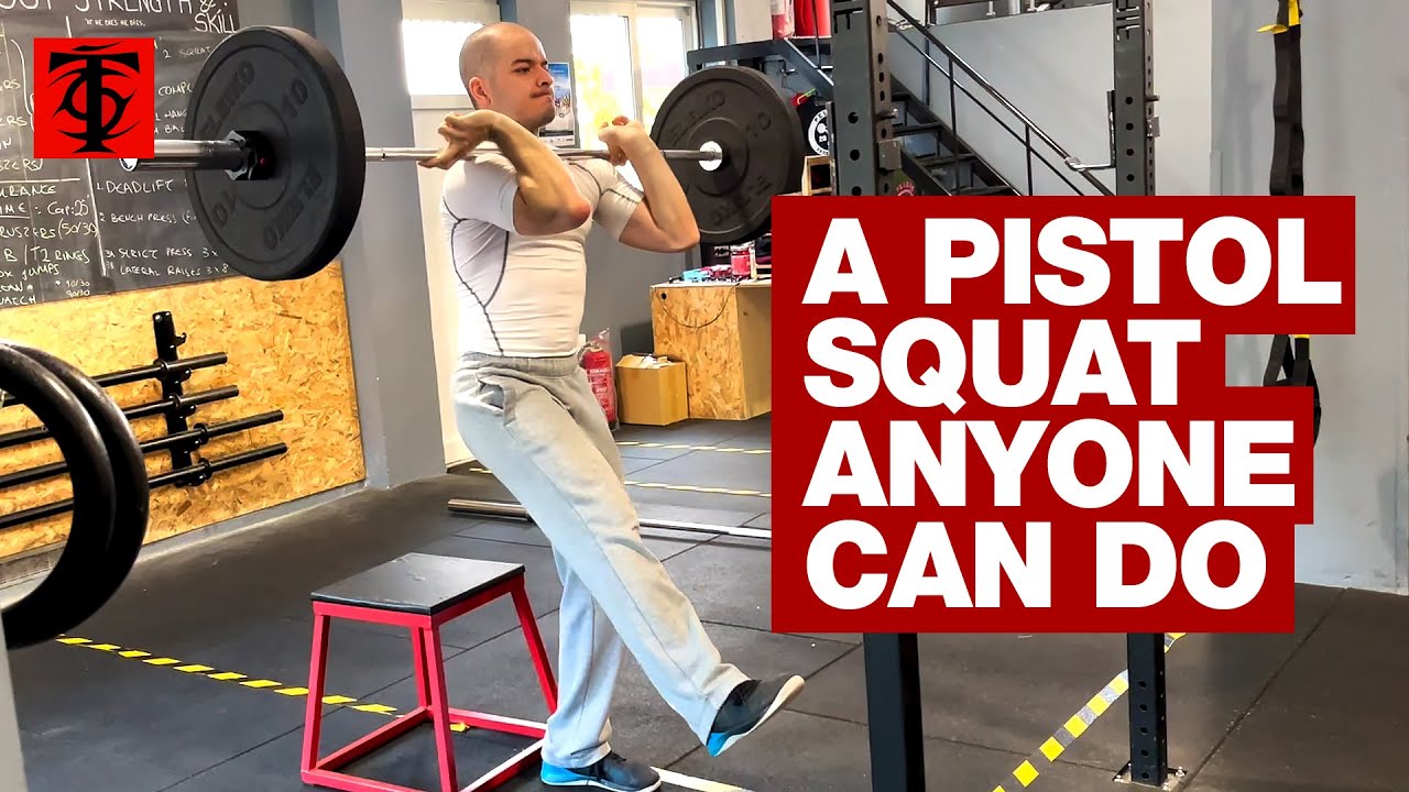 The Eccentric Pistol to Box Squat - YouTube