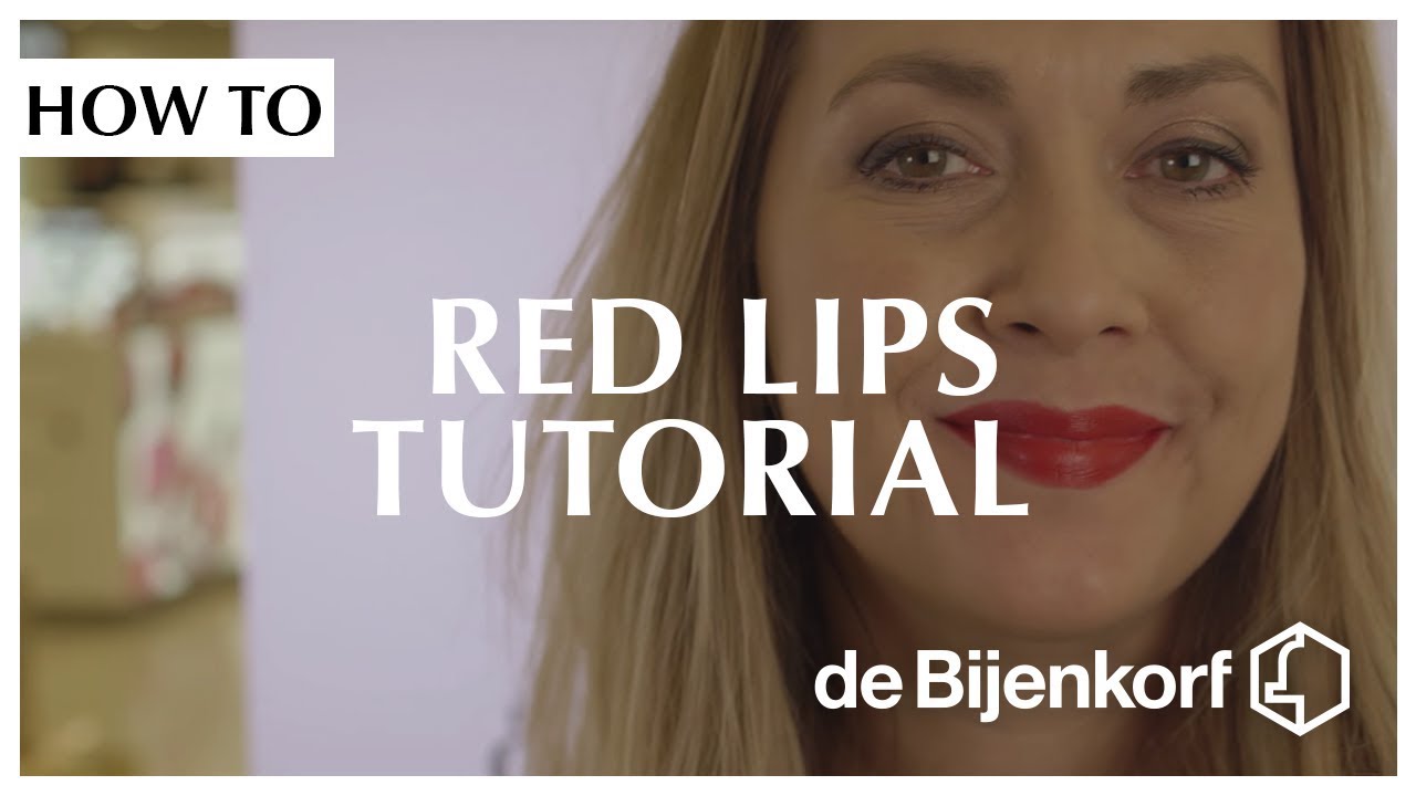 How to: Red Lips met Mrs. Beautyscene | de Bijenkorf