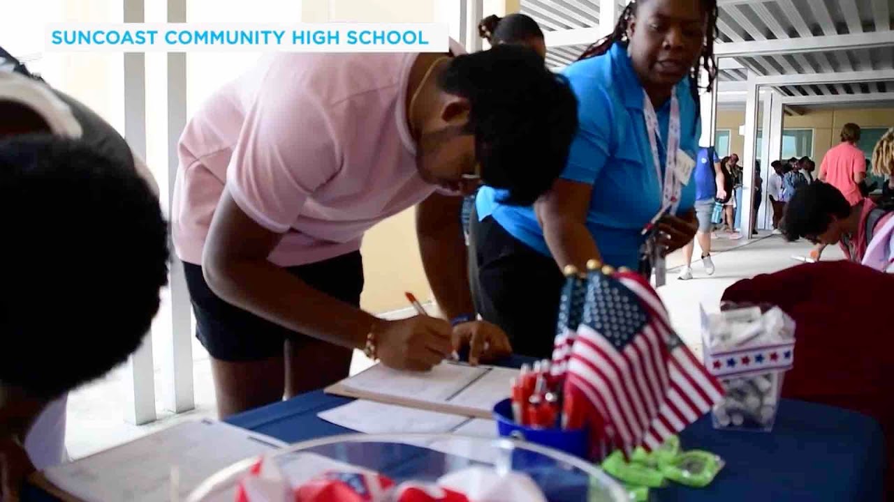 High School Students Prepare to Vote in the Future - YouTube