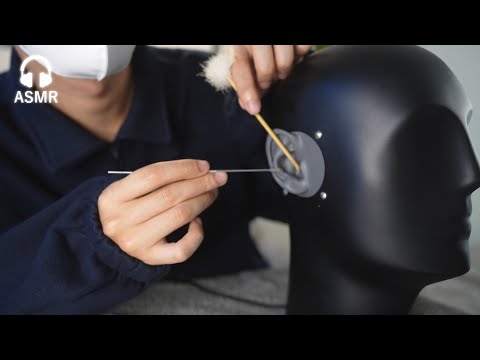 【ASMR】TIKTOKでバズった🌃竹とステンレスの鼓膜なし耳かき【音フェチ】Bamboo and stainless steel ear picks