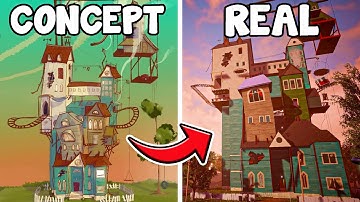 Hello Neighbor - Alpha 3 CONCEPT ART HOUSE (FULL WALKTHROUGH)