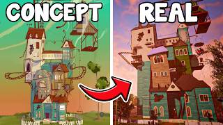 Hello Neighbor - Alpha 3 CONCEPT ART HOUSE (FULL WALKTHROUGH)
