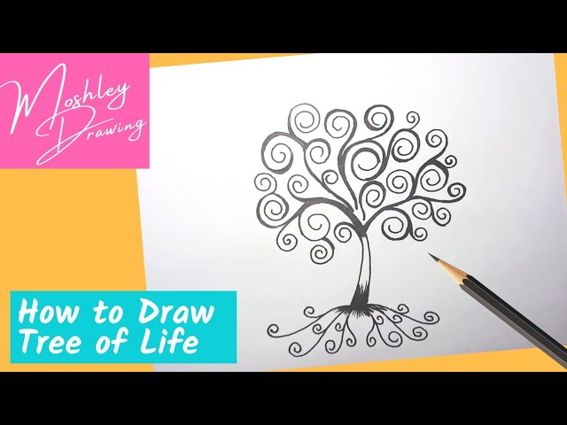 tree of life drawing tutorial