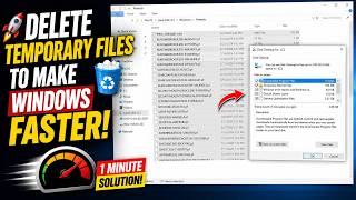 Delete Temporary Files To Make Windows Faster