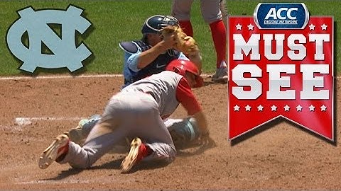 North Carolina Throws Out Trea Turner Attempting to Steal Home | ACC Must See Moment