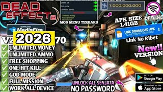 DEAD EFFECT 2 MOD APK MENU V26041.2015, UNLIMITED MONEY, NO PASSWORD
