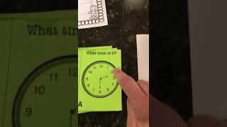 Telling time scavenger hunt