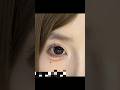 Doll-Like Eyes Instantly with Black Contact Lens #shorts #viral #handmade
