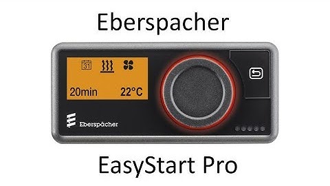 Eberspacher easystart pro control unit motorhome campervan Airtronic S2/M2 & Hydronic S3 heaters