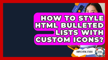 How To Style HTML Bulleted Lists With Custom Icons? - Simple HTML Studio