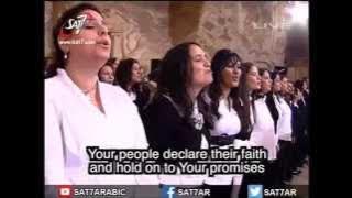 70 thousand Egyptian Christians sing Emmanuel - God is with us