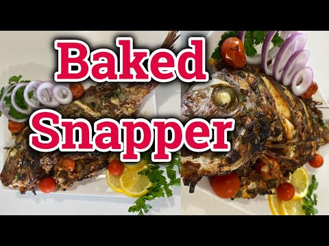 How to Baked Snapper Best Oven Bake Snapper Fish Easy Recipe