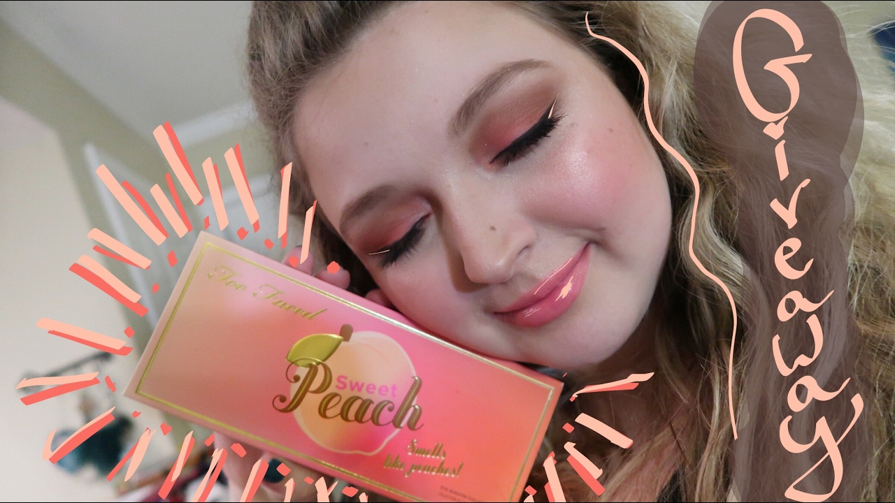 Too Faced Sweet Peach GIVEAWAY!! | Kendra's Giveuary 2017