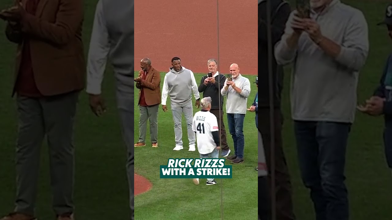 Holy smokes, what a strike! #FarewellRick #firstpitch #mariners #radio