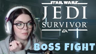 Oh no he's HOT - Star Wars Jedi: Survivor - REACTION & BOSS FIGHT!