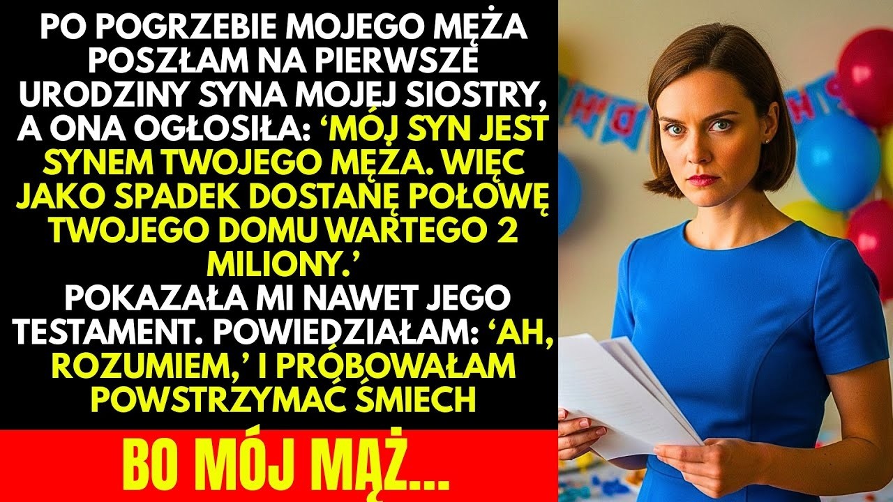 Moja SIOSTRA powiedziała, że DZIECKO było mojego ZMARŁEGO MĘŻA – ale on miał MEDYCZNY SEKRET…