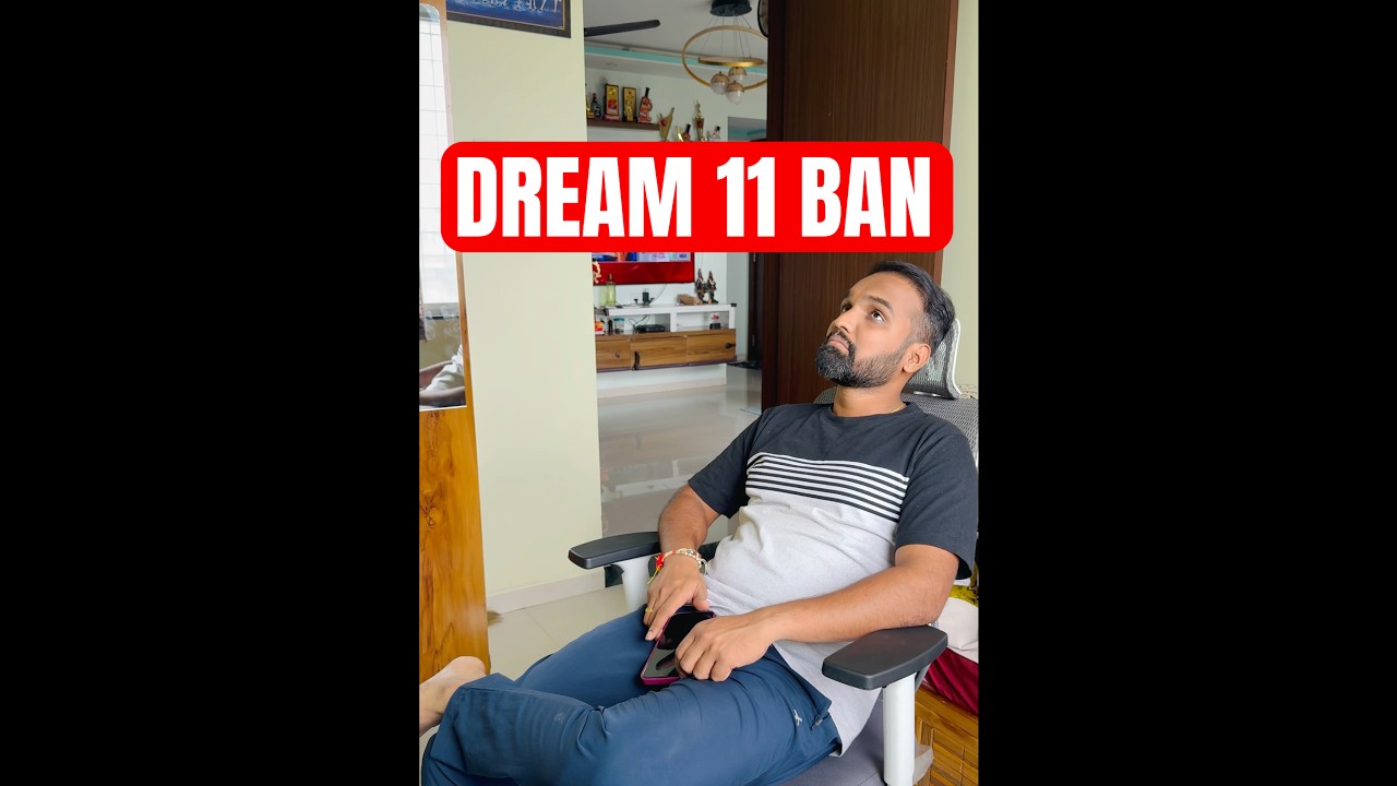 मेरा DREAM,सरकार का BAN 🤝❌ Dream 11 Ban Funny Reel 