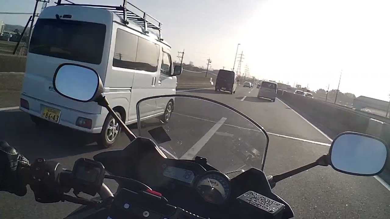 【Yamaha XJ6Diversion】で行く【R8】→東IC→白山IC→海側